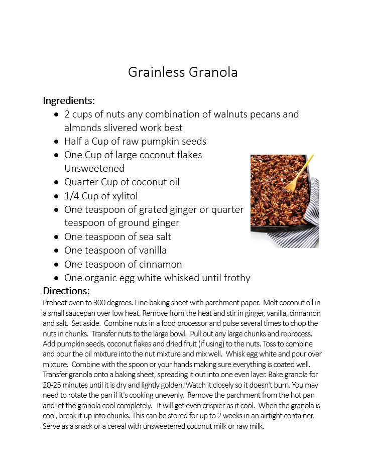 Grainless Granola