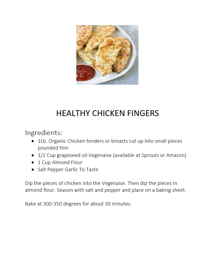 Healthy Chicken Fingers